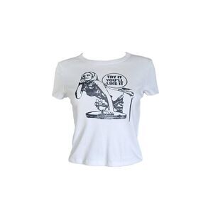 mythsprints: “try it” baby tee